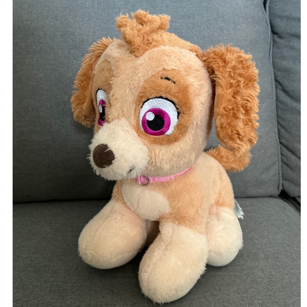 Build-A-Bear PAW Patrol Skye Plush Stuffed Animal Pink Collar Spin Master 2018
